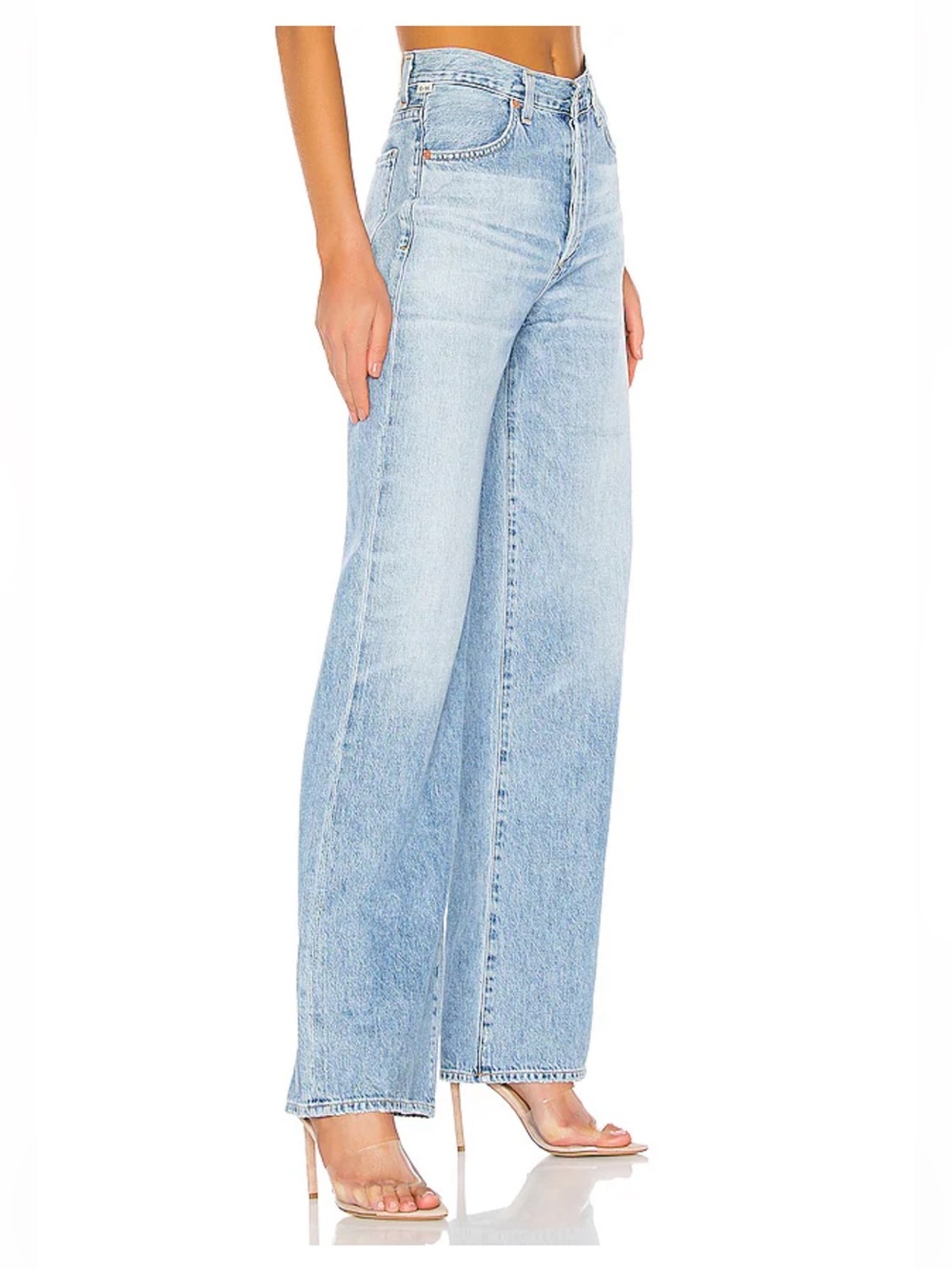 Citizens of Humanity Annina High Rise Wide Leg Jeans Tularosa Wash Size 29 EUC - Picture 2 of 16